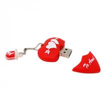 MEMORIAS PROMOCIONALES USB HEART 4 GB