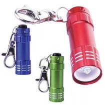 LLAVEROS PROMOCIONALES MET&Aacute;LICOS CON LINTERNA LEONARDO