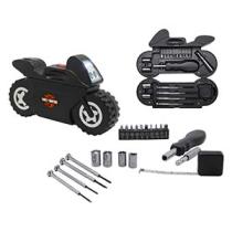 SET DE HERRAMIENTAS PROMOCIONALES CON LUZ LED MOTO CROSS