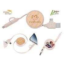 CABLES USB RETRACTIL PROMOCIONALES CORAL