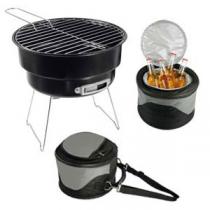 ASADOR PROMOCIONAL CON HIELERA CAMPING
