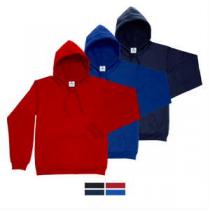 SUDADERA PROMOCIONAL UNISEX CON CAPUCHA COLORES MINIMO 100 PZAS.