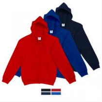 SUDADERA PROMOCIONAL UNISEX CON CAPUCHA Y CIERRE COLORES MINIMO 100 PZAS.