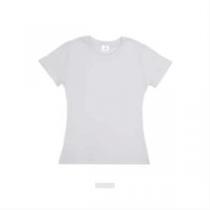 PLAYERA PROMOCIONAL DAMA BLANCO 100% ALGODON MINIMO 100 PZAS.