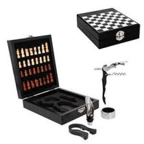 SET DE VINOS CON AJEDRES PROMOCIONALES JAKE