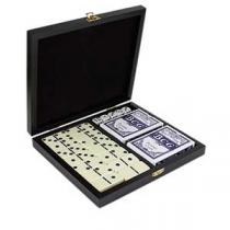 JUEGO DE DOMIN&Oacute; Y CARTAS PROMOCIONALES AROA