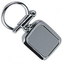 LLAVEROS PROMOCIONALES CROMADO CUADRADO