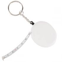 LLAVEROS PROMOCIONALES CON FLEXOMETRO REDONDO