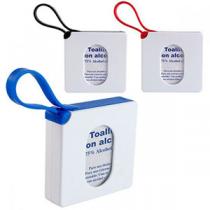 ESTUCHE CON PADS DE ALCOHOL PROMOCIONALES 
