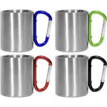 TARRO MUG PROMOCIONALES CON GANCHO CARABINERO 220 ML CARIBE