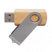 MEMORIA PROMOCIONAL USB GIRATORIA LONDON MADERA 4 GB